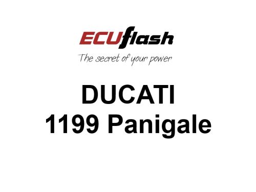 ECUflash - Ducati 1199 Panigale